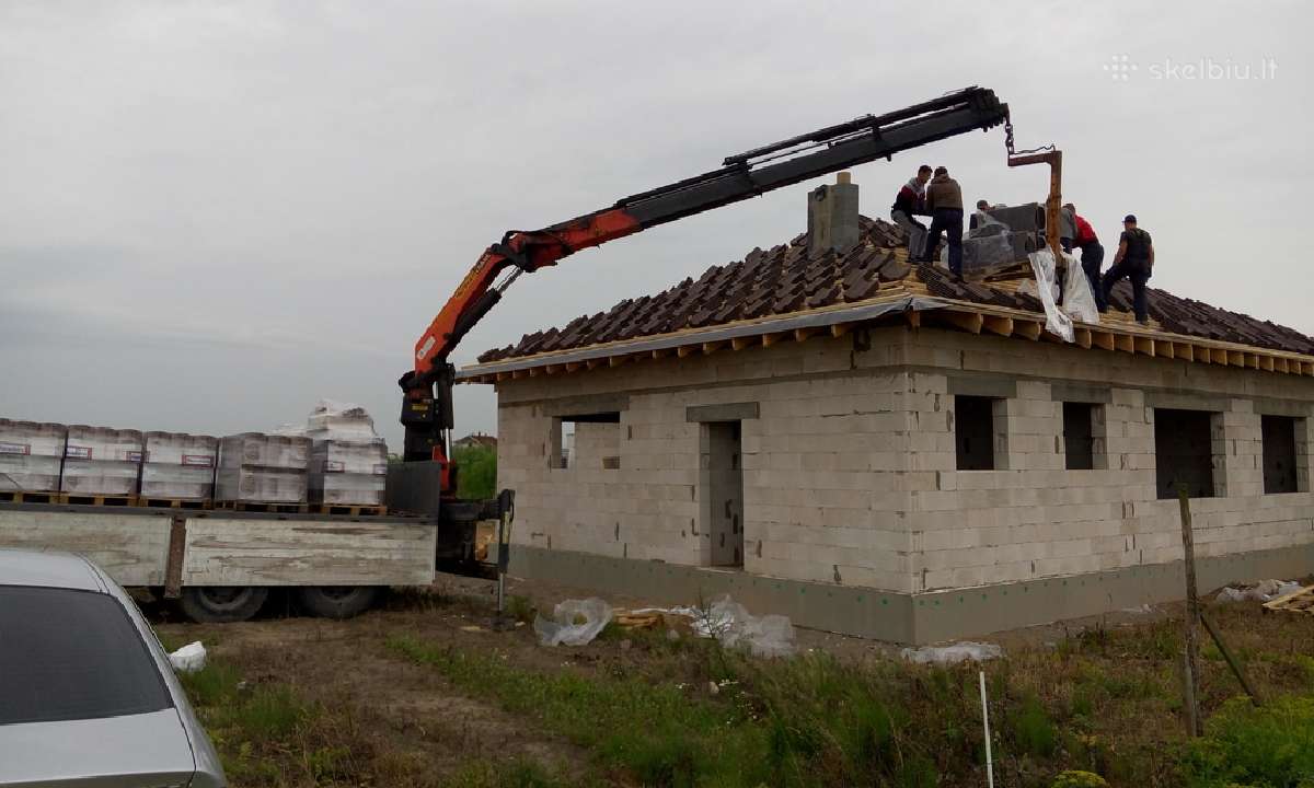 Sunkvežimio su manipuliatoriumi paslaugos (nuoma) - nuotraukos Nr. 4