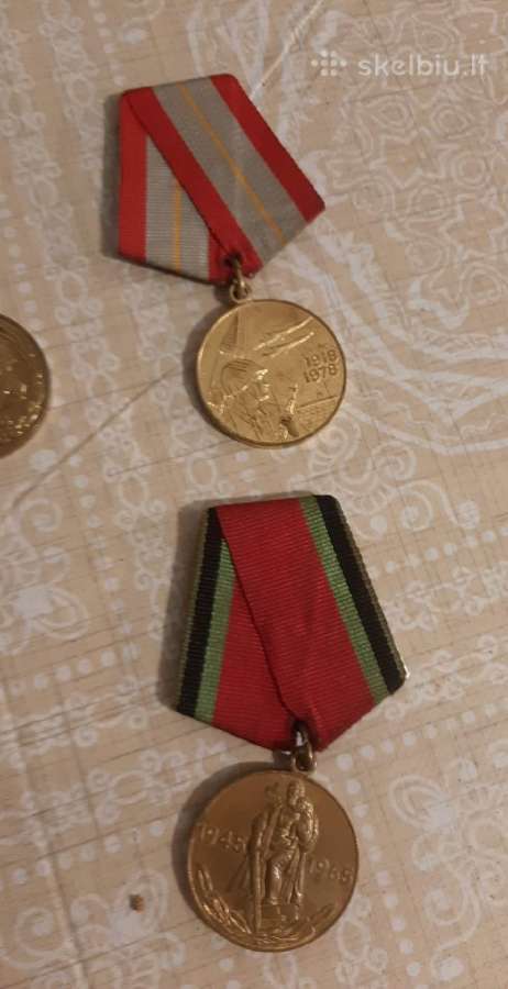 Sovietiniai medaliai - nuotraukos Nr. 2