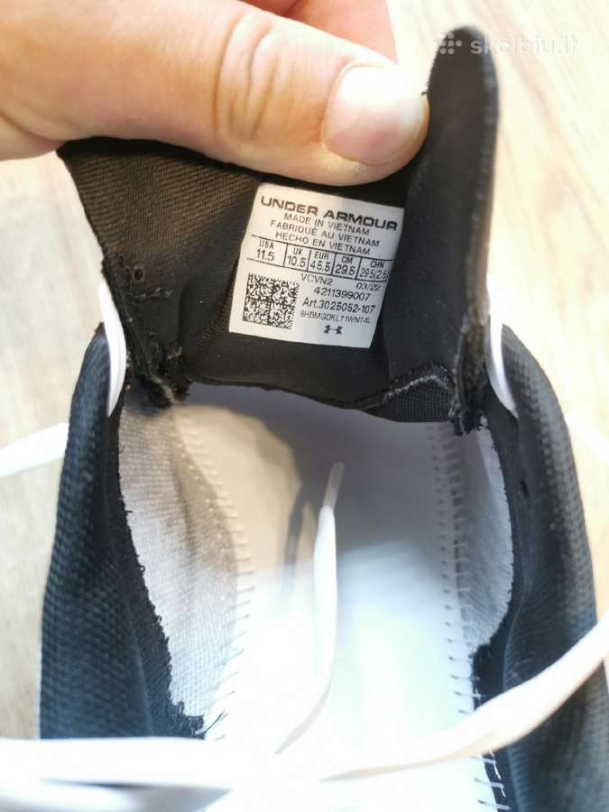 Nauji Under Armour vyriški kedai. 45,5. - nuotraukos Nr. 3