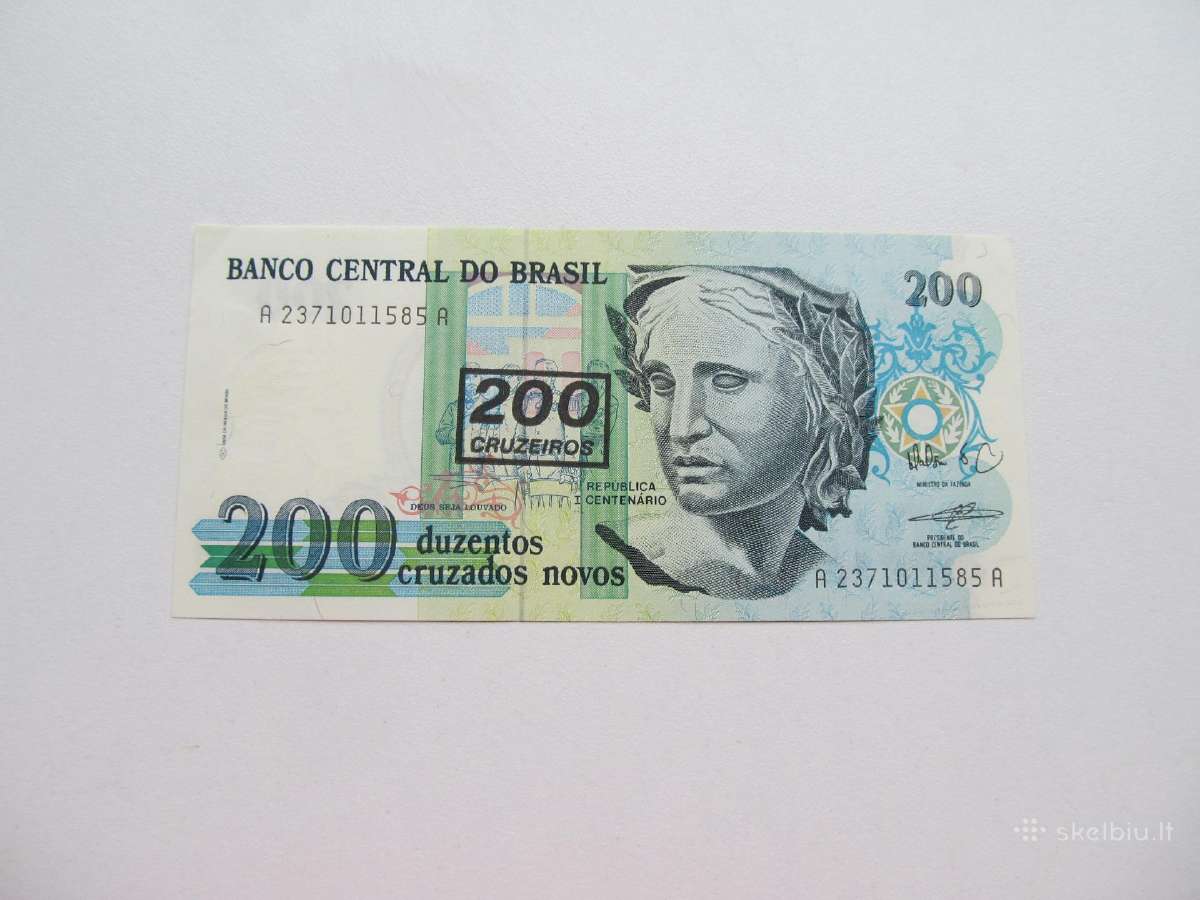 200 cruzeiros , Brazilija , 1990