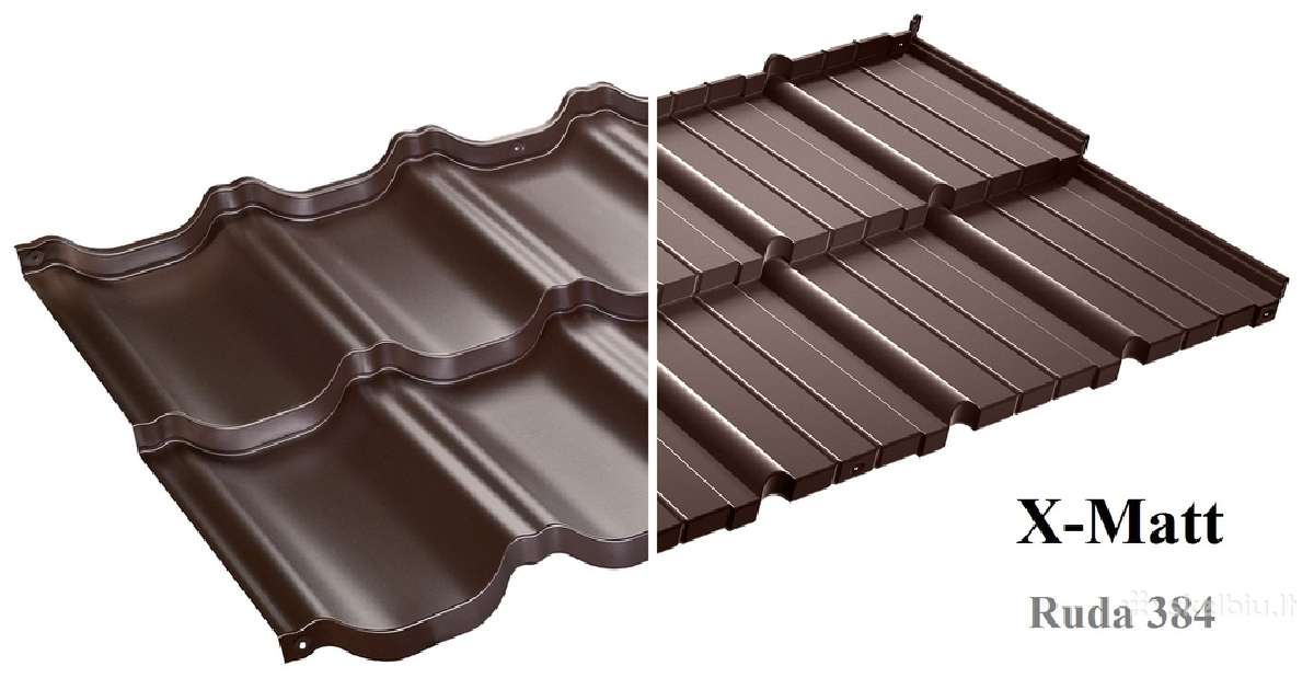 Modulinė plieninė čerpė