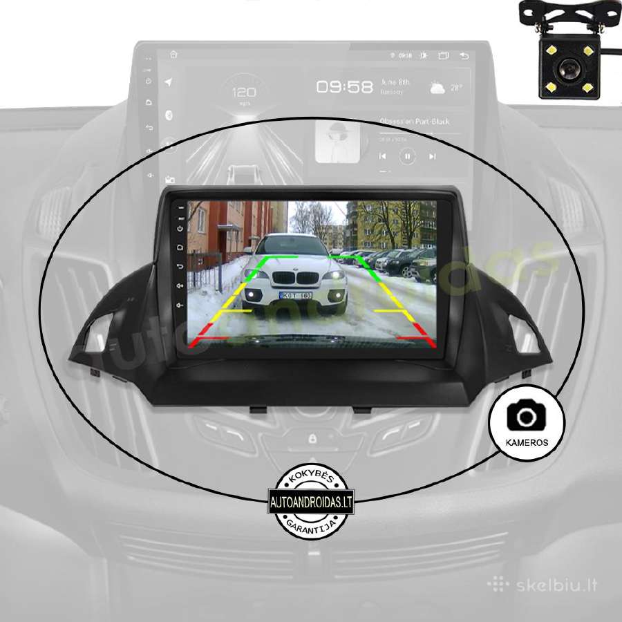 Ford C-max Kuga Escape 2012-19 Android multimedia - nuotraukos Nr. 7