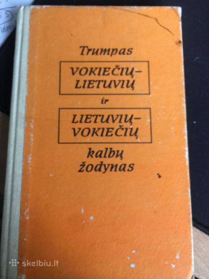 Vokiečių-lietuvių kalbų žodynas - nuotraukos Nr. 2