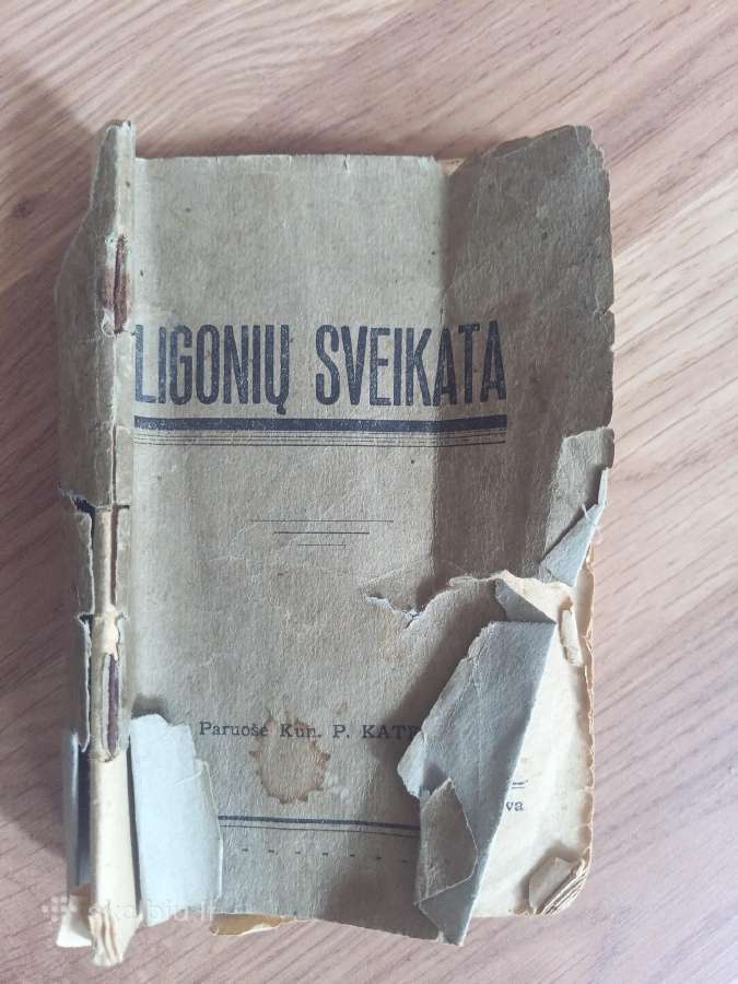 Maldaknygė "Ligonių sveikata" 1934 m.