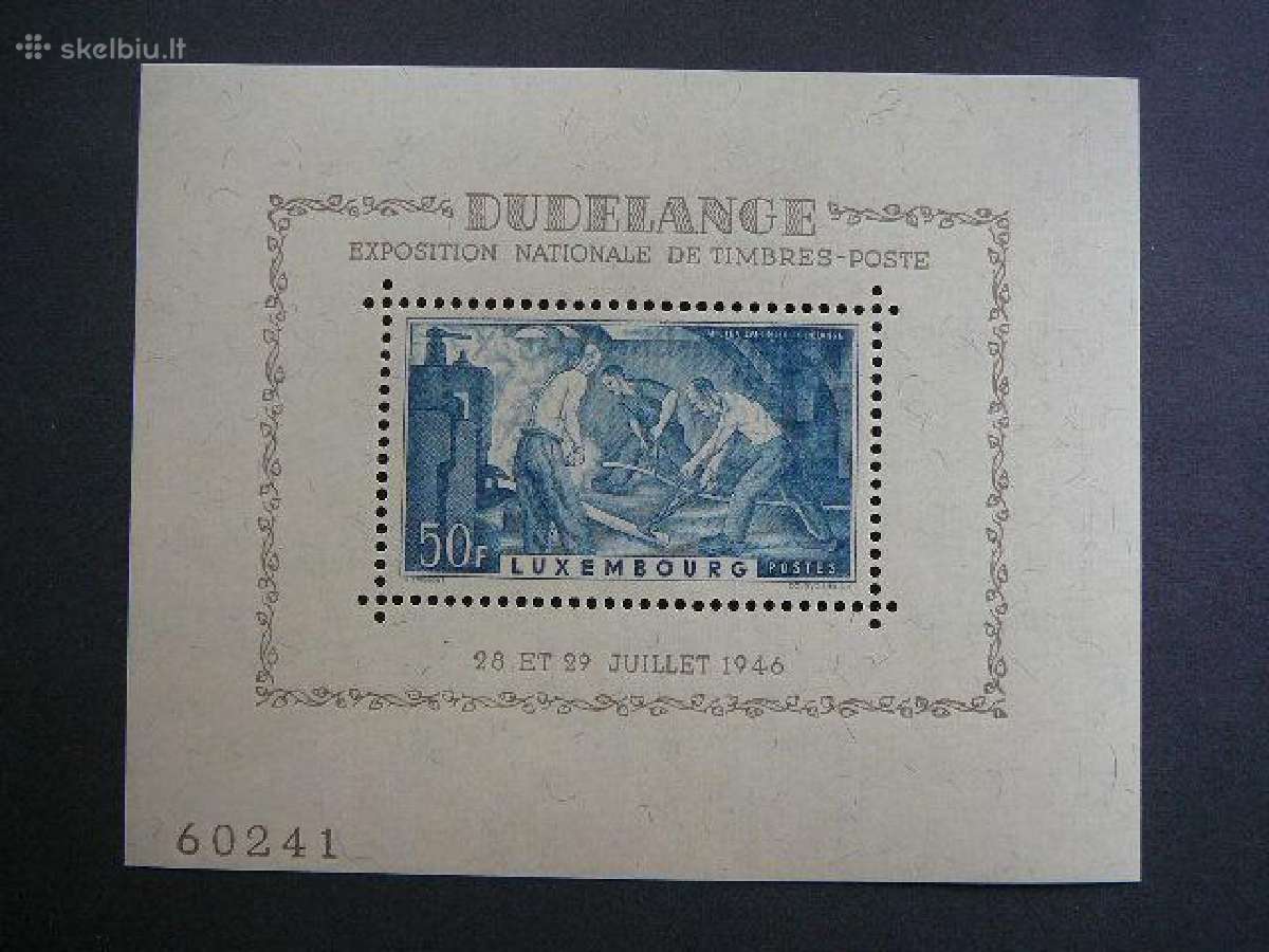 Kalvystes darbai Liuksemburgas 1946 lkm412