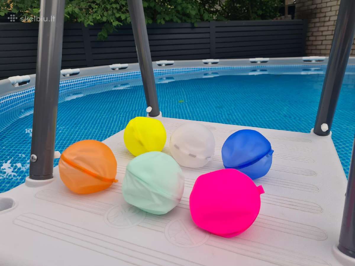 6€ Vandens balionai-vandens bombos 6vnt. - nuotraukos Nr. 2