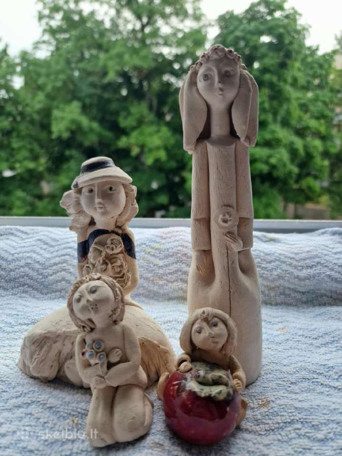 Skulptūrėlės keramikinės