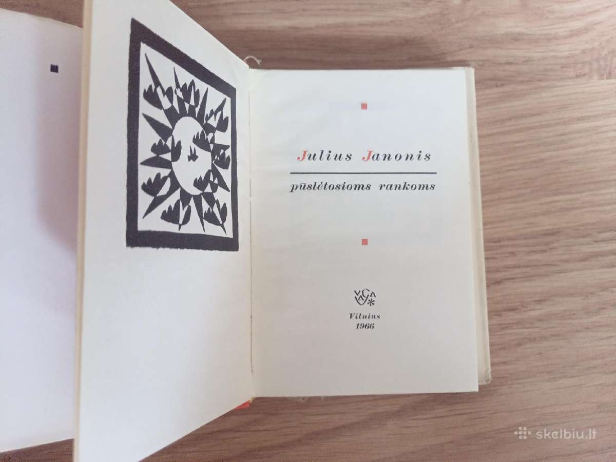 Julius Janonis "Pūslėtoms rankoms" 1966 - nuotraukos Nr. 2
