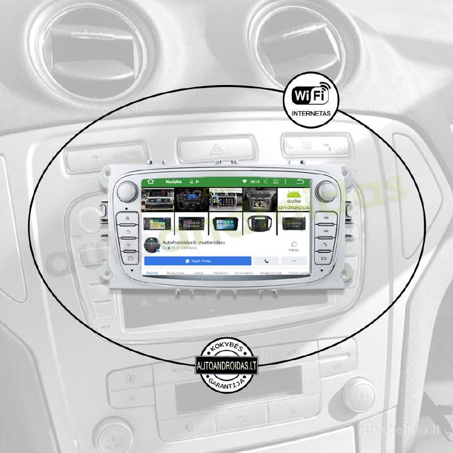 Ford S-max Mondeo 2007-12 Android multimedia WiFi - nuotraukos Nr. 3