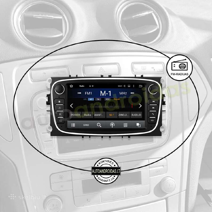 Ford S-max Mondeo 2007-12 Android multimedia WiFi - nuotraukos Nr. 4