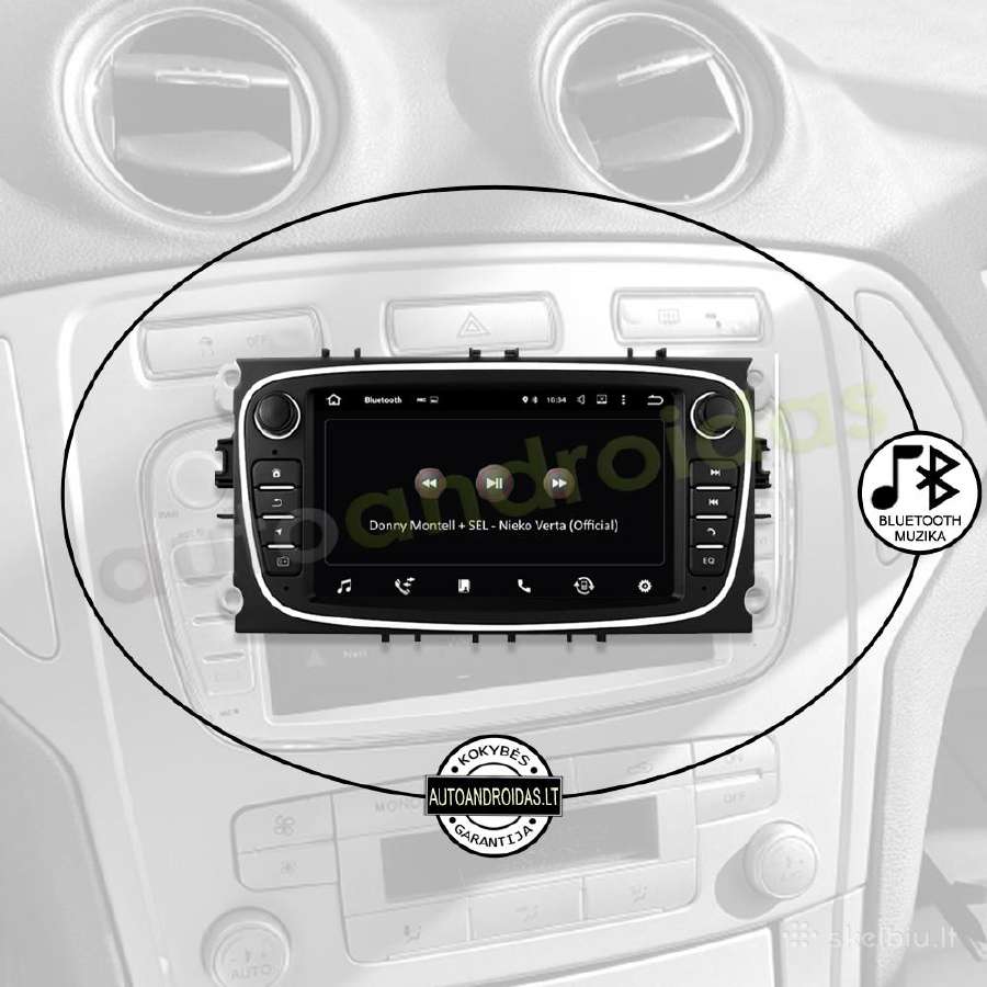 Ford S-max Mondeo 2007-12 Android multimedia WiFi - nuotraukos Nr. 6