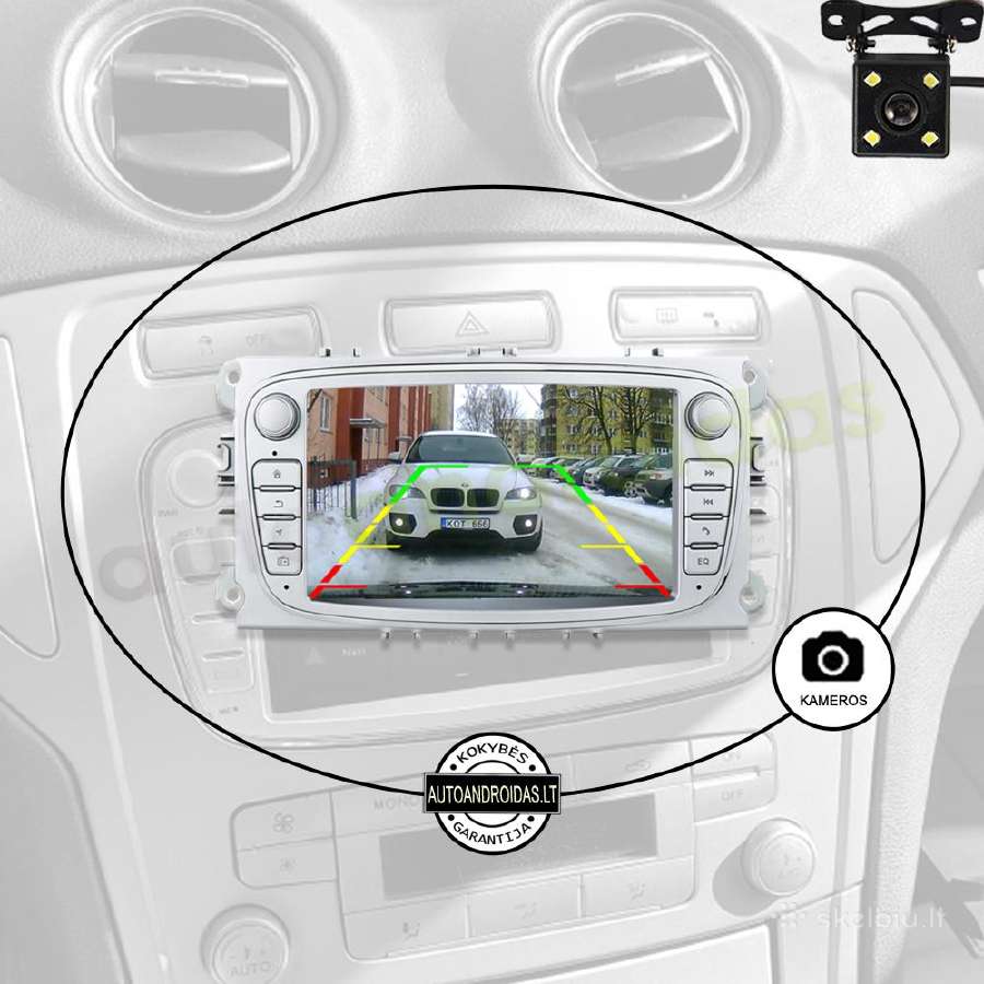 Ford S-max Mondeo 2007-12 Android multimedia WiFi - nuotraukos Nr. 7