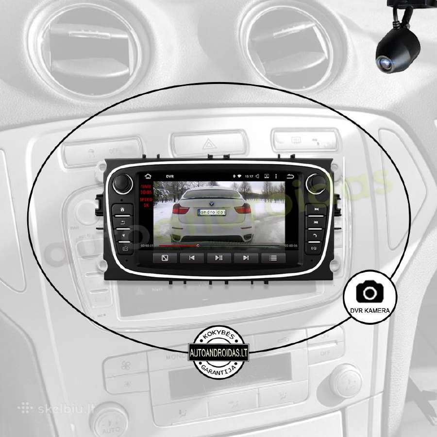 Ford S-max Mondeo 2007-12 Android multimedia WiFi - nuotraukos Nr. 8