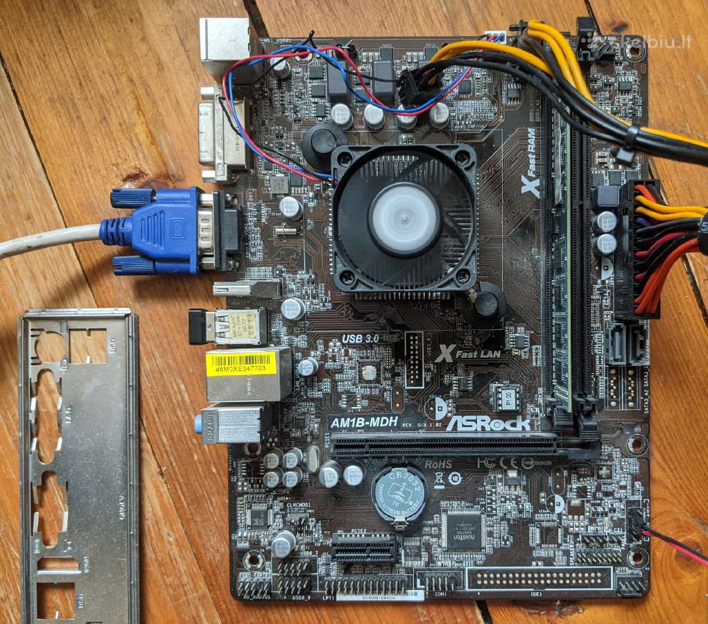 Komplektas Asrock Am1b-hdm / Athlon 5350 - nuotraukos Nr. 2