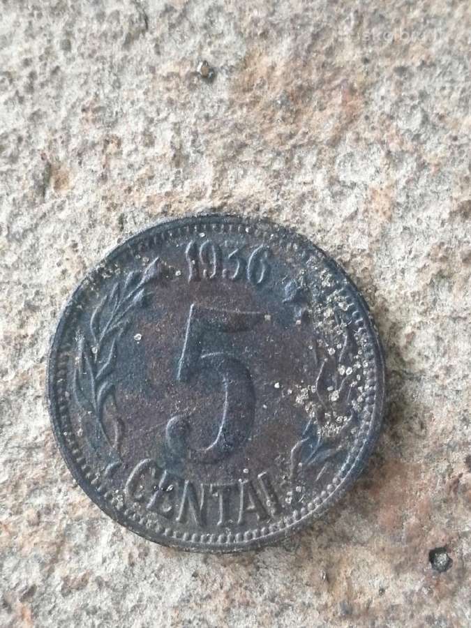 1936 centai, penki ir vienas lietuviški centai - nuotraukos Nr. 3