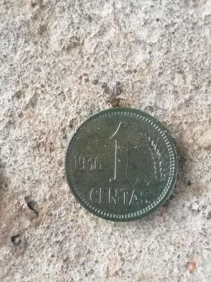 1936 centai, penki ir vienas lietuviški centai - nuotraukos Nr. 17