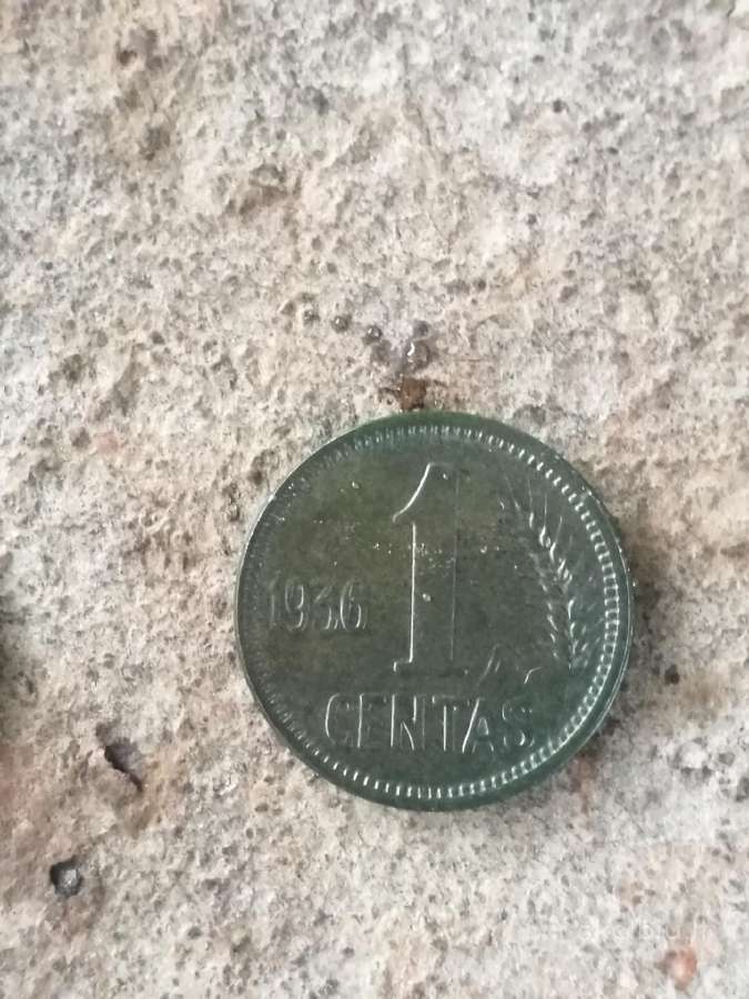 1936 centai, penki ir vienas lietuviški centai - nuotraukos Nr. 18
