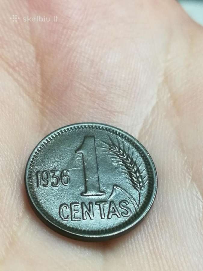 1936 centai, penki ir vienas lietuviški centai - nuotraukos Nr. 20