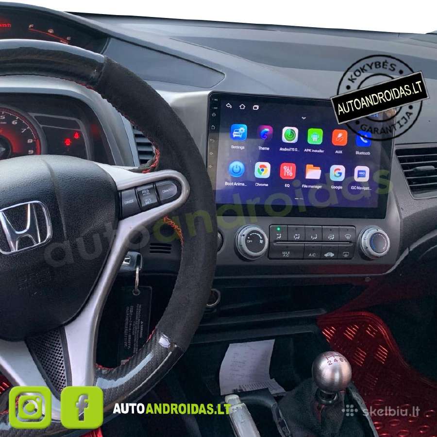 Honda Civic 2005-12 Android multimedia WiFi/GPS/bt