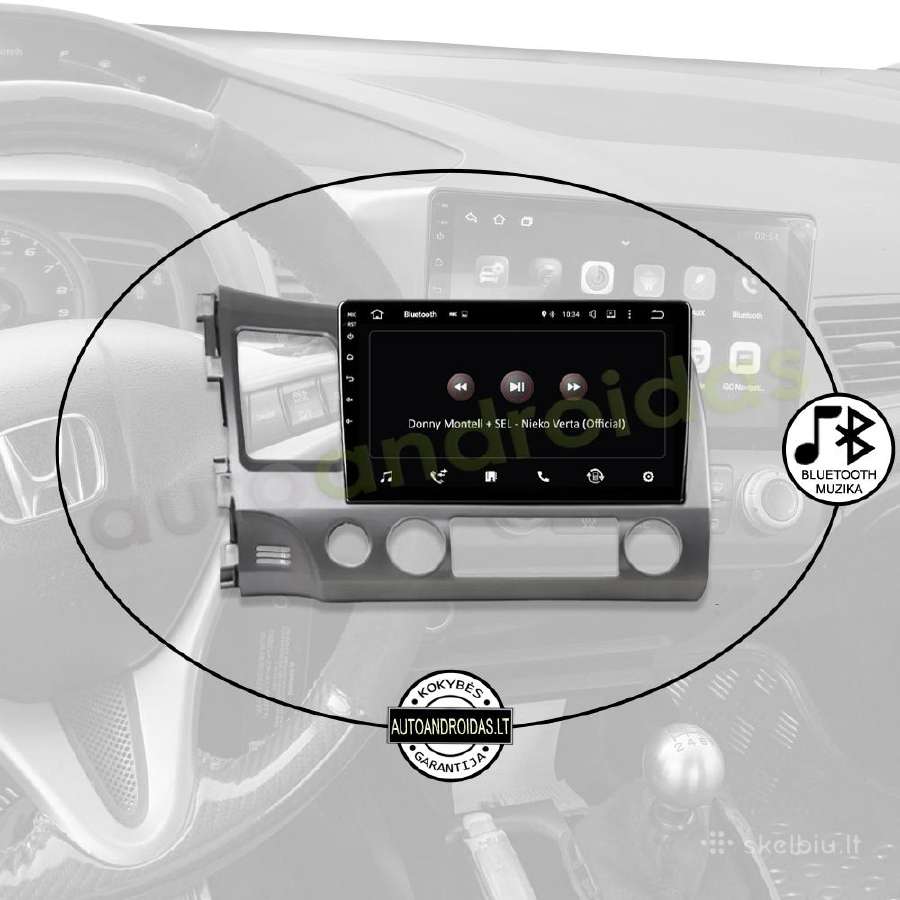 Honda Civic 2005-12 Android multimedia WiFi/GPS/bt - nuotraukos Nr. 6