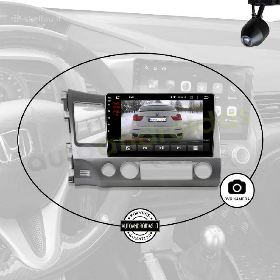Honda Civic 2005-12 Android multimedia WiFi/GPS/bt - nuotraukos Nr. 8