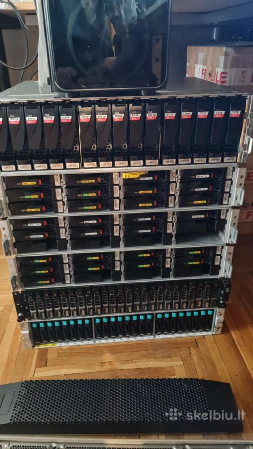HDD Lentynos 12x-84x 2.5-3.5" Lff sff Nas Jbod - nuotraukos Nr. 3