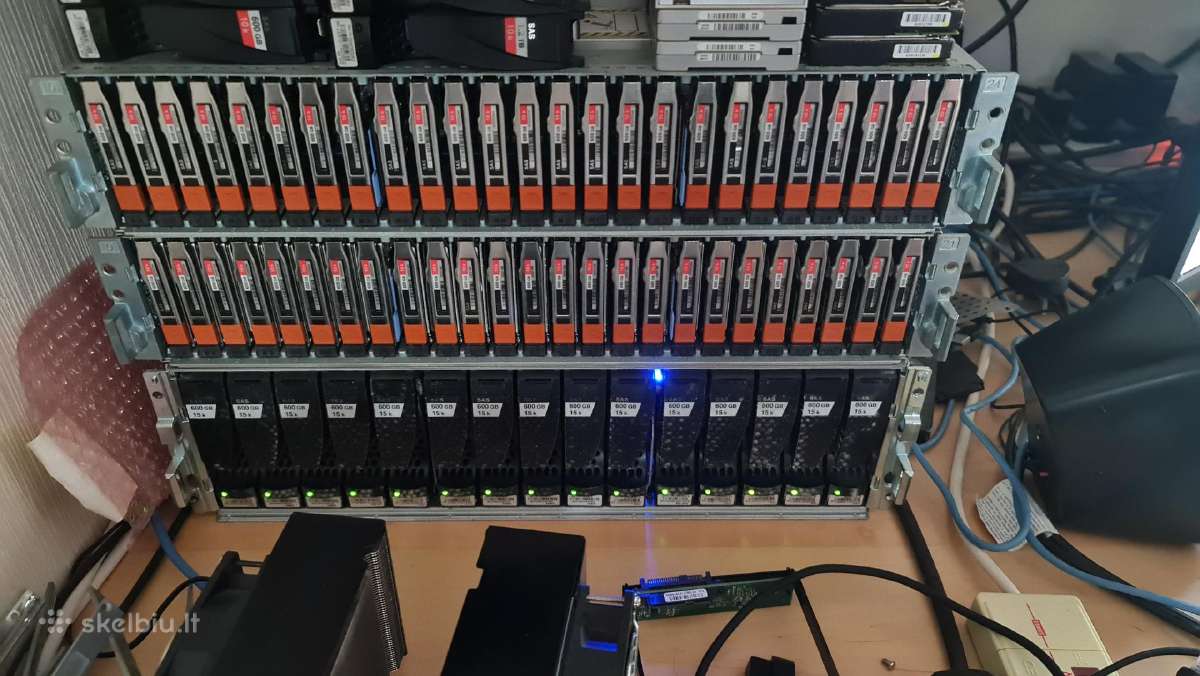 HDD Lentynos Nas Hp 3par Emc Vnx Jbod