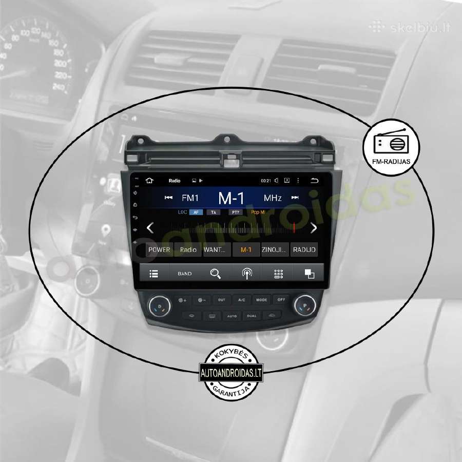 Honda Accord 2003-07 Android multimedia Usb/GPS/bt - nuotraukos Nr. 4