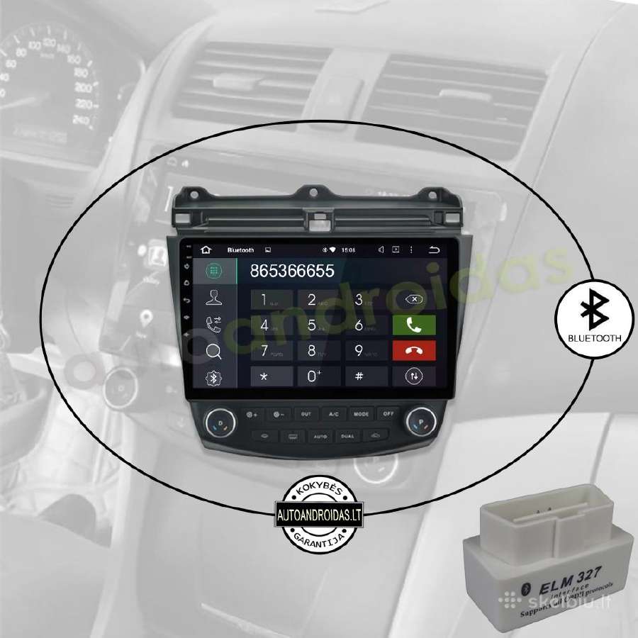 Honda Accord 2003-07 Android multimedia Usb/GPS/bt - nuotraukos Nr. 5