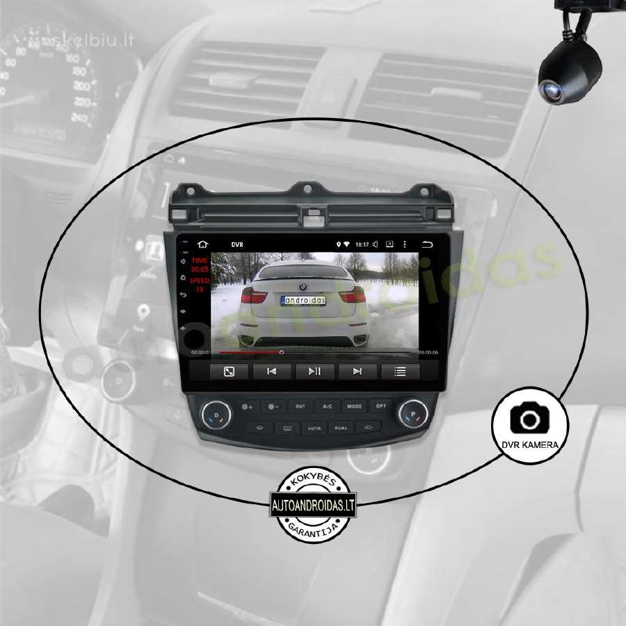 Honda Accord 2003-07 Android multimedia Usb/GPS/bt - nuotraukos Nr. 8