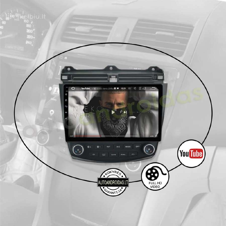 Honda Accord 2003-07 Android multimedia Usb/GPS/bt - nuotraukos Nr. 9