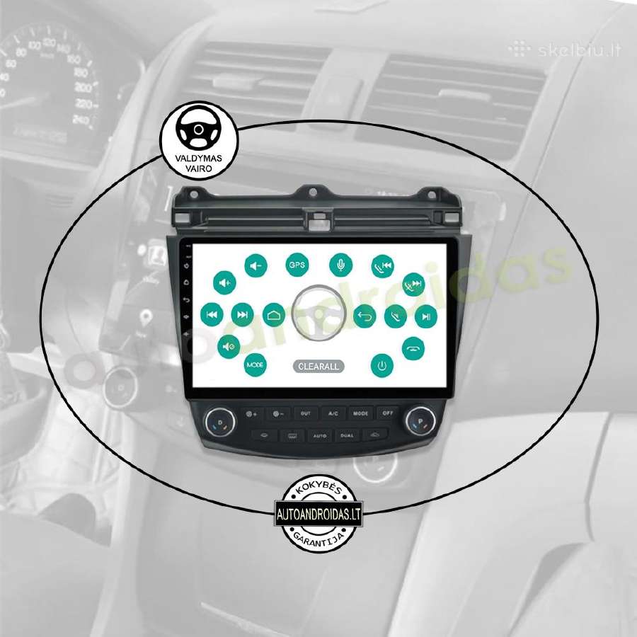 Honda Accord 2003-07 Android multimedia Usb/GPS/bt - nuotraukos Nr. 12
