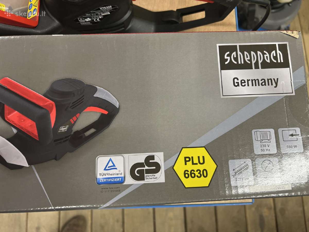 El gyvatvorių žirklės Scheppach Hte 550 - nuotraukos Nr. 10