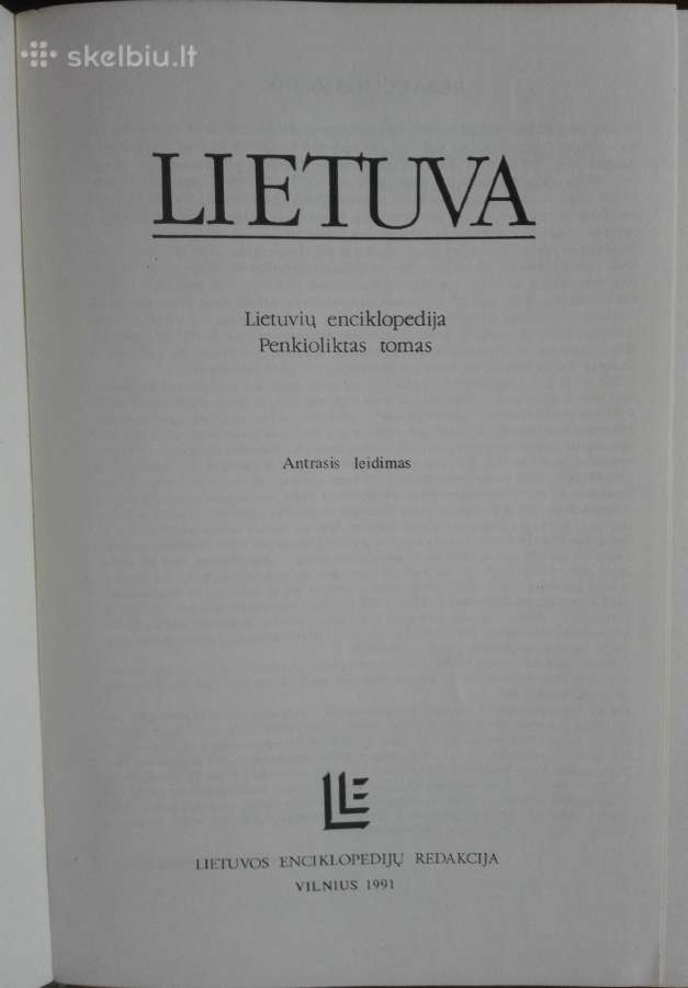 Lietuva Lietuvių enciklopedija - nuotraukos Nr. 2