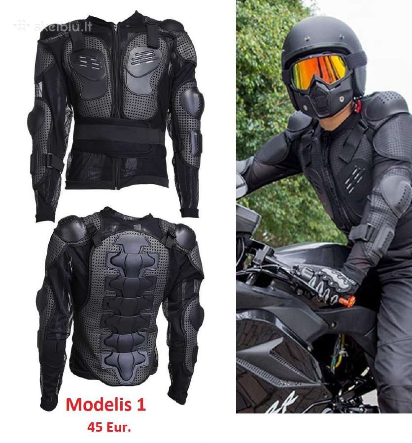 Nauji šarvai ir apsaugos motociklininkams
