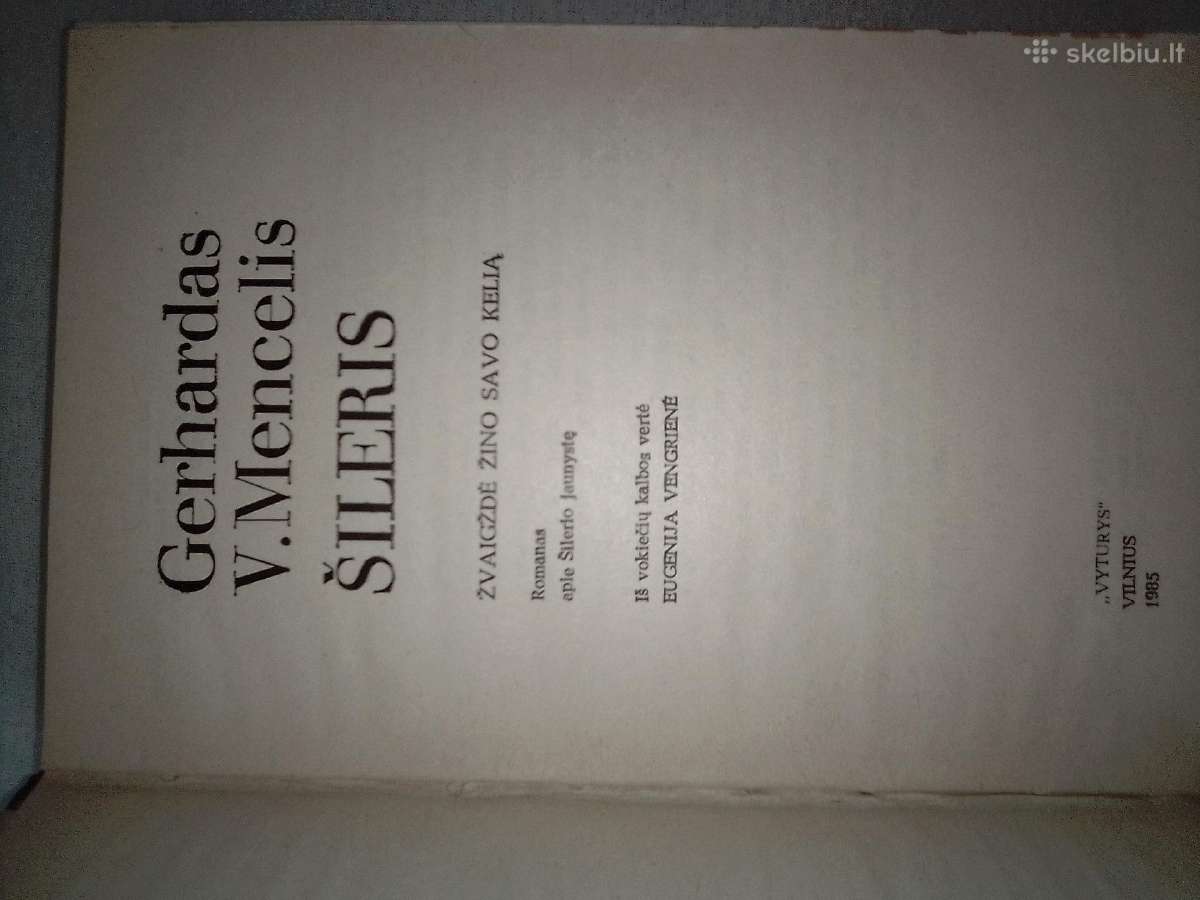 G. V. Mencelis Šileris (siluetai) - nuotraukos Nr. 2