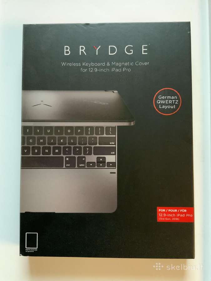 Brydge Pro Aluminum Klaviatūra iPad Pro 12.9"