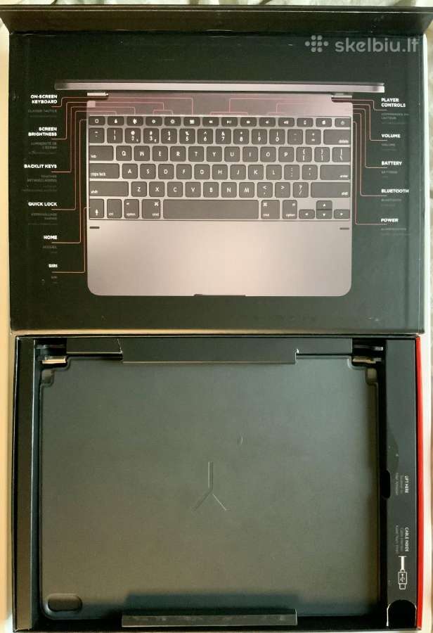 Brydge Pro Aluminum Klaviatūra iPad Pro 12.9" - nuotraukos Nr. 7