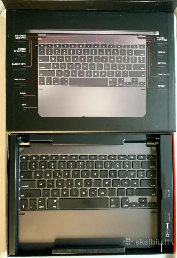 Brydge Pro Aluminum Klaviatūra iPad Pro 12.9" - nuotraukos Nr. 8