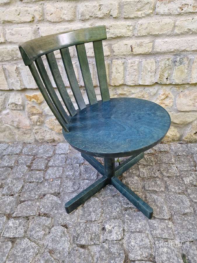 Vintažinė mid century autorinė kėdė - nuotraukos Nr. 14