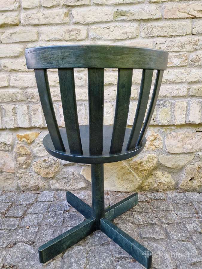 Vintažinė mid century autorinė kėdė - nuotraukos Nr. 30