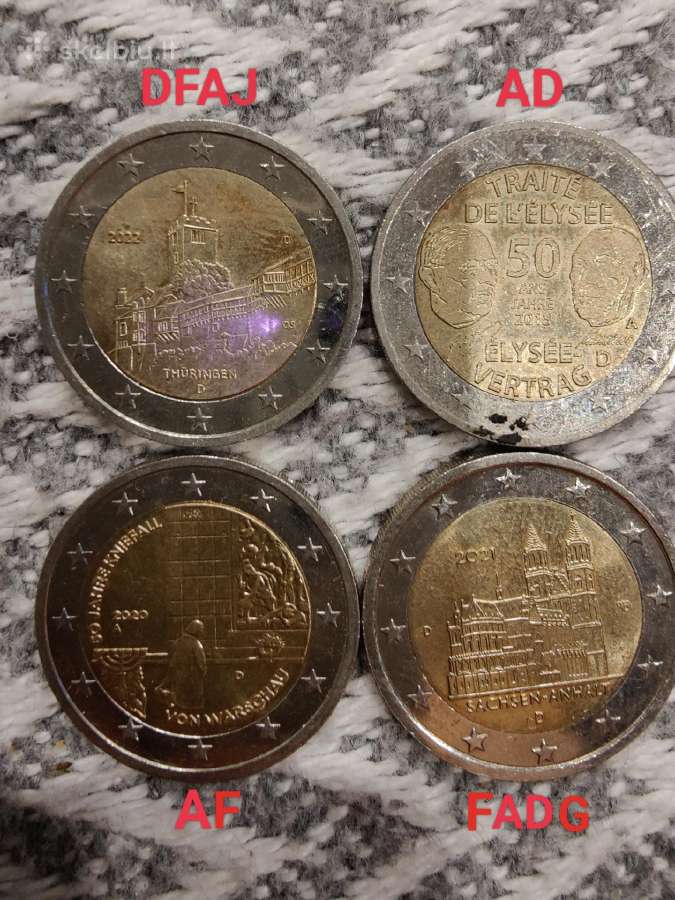 2 Eur monetos mainams, keitimui - nuotraukos Nr. 23
