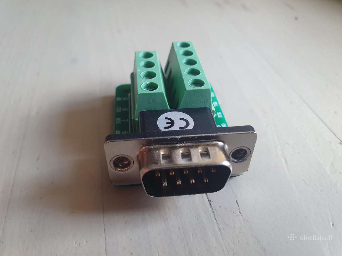 Db9 to terminal connector (rs232)
