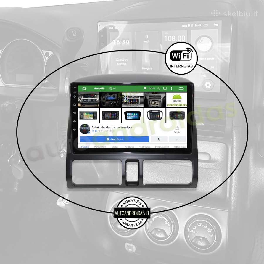 Honda Crv 2001-06 Android multimedia Usb/GPS/WiFi - nuotraukos Nr. 3
