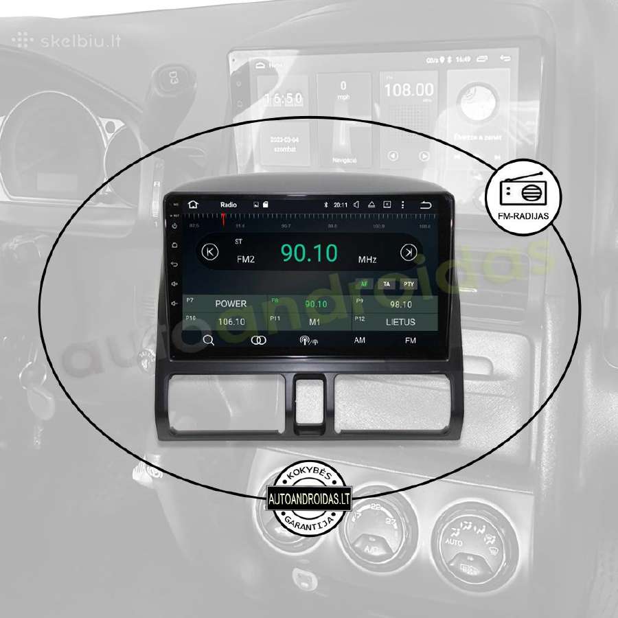Honda Crv 2001-06 Android multimedia Usb/GPS/WiFi - nuotraukos Nr. 4