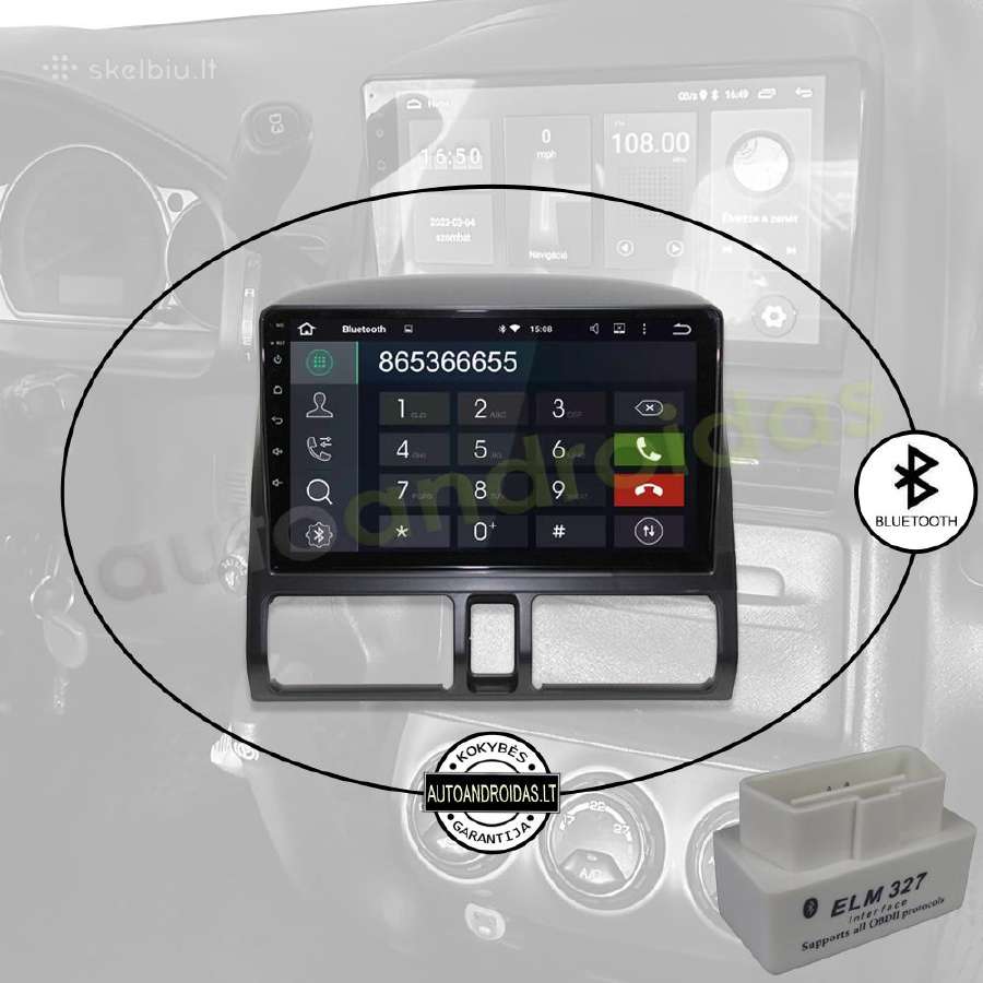 Honda Crv 2001-06 Android multimedia Usb/GPS/WiFi - nuotraukos Nr. 5