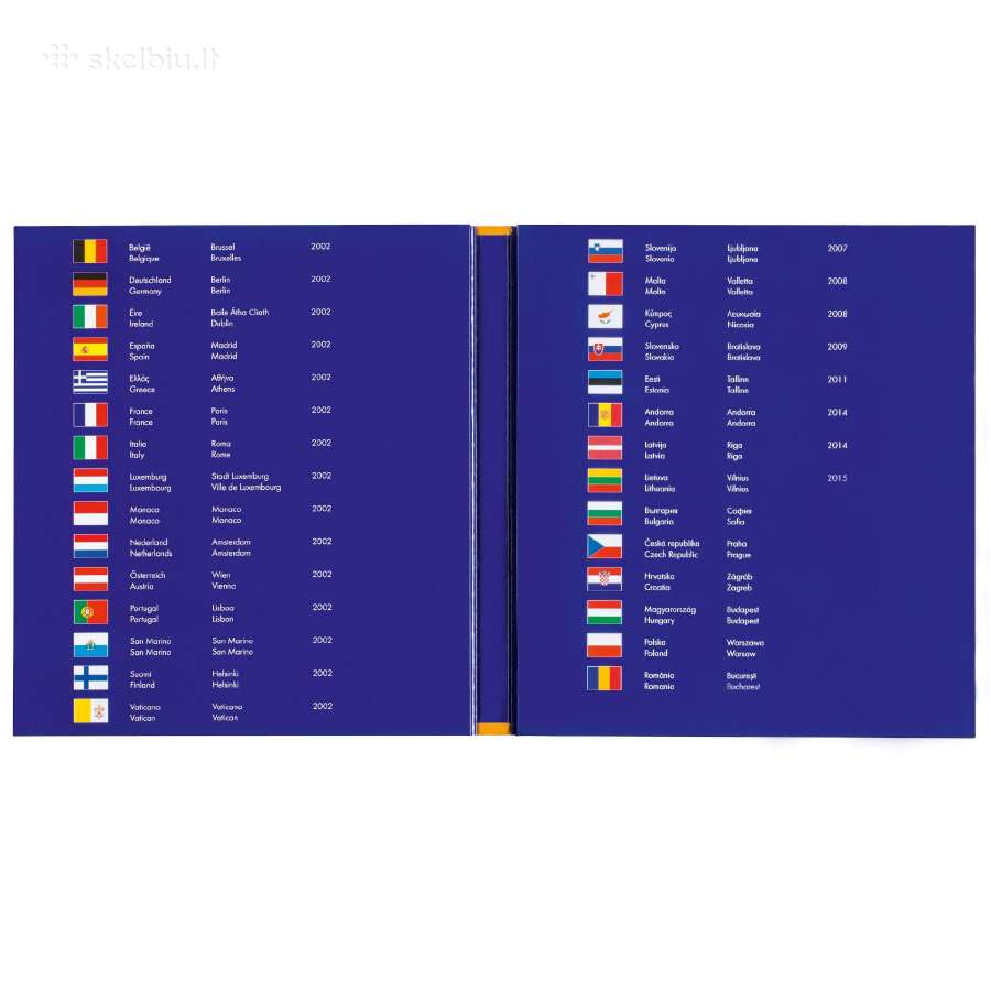 Albumas skirtas euro monetų rinkiniams - nuotraukos Nr. 14