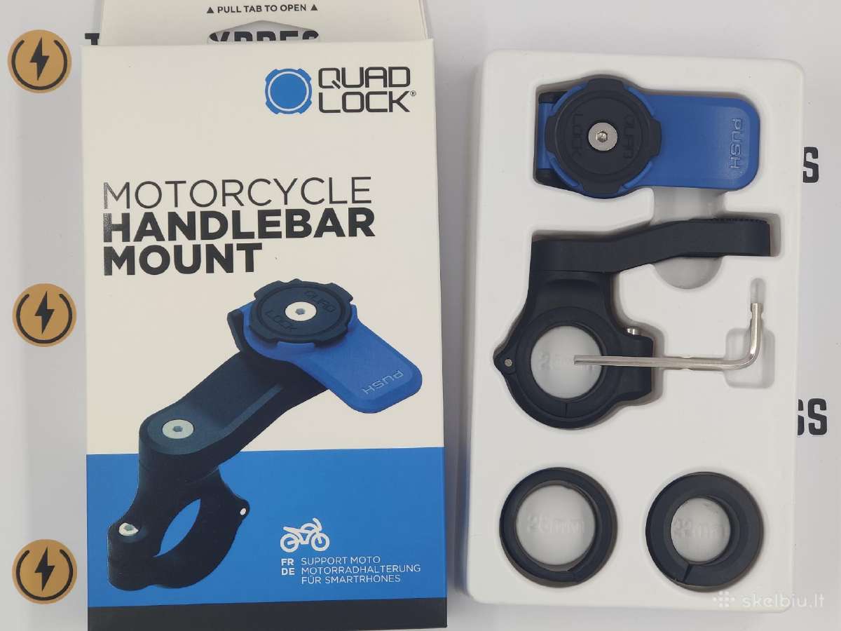 Quadlock telefono laikiklis motociklui - nuotraukos Nr. 2