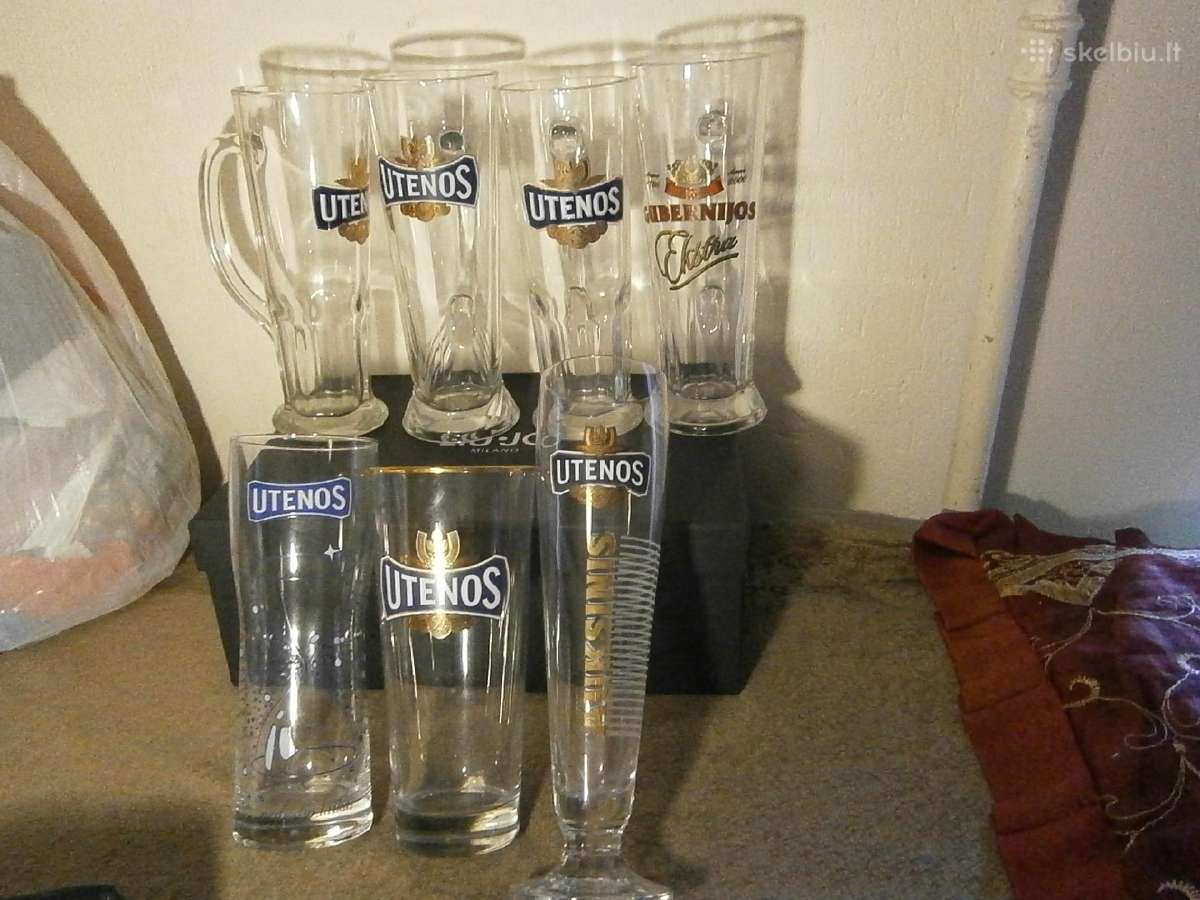 Alaus bokalai 0,5l Utenos, Gubernijos ,Baltijos - nuotraukos Nr. 2