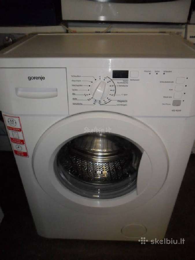 Siaura gorenje skalbimo masina